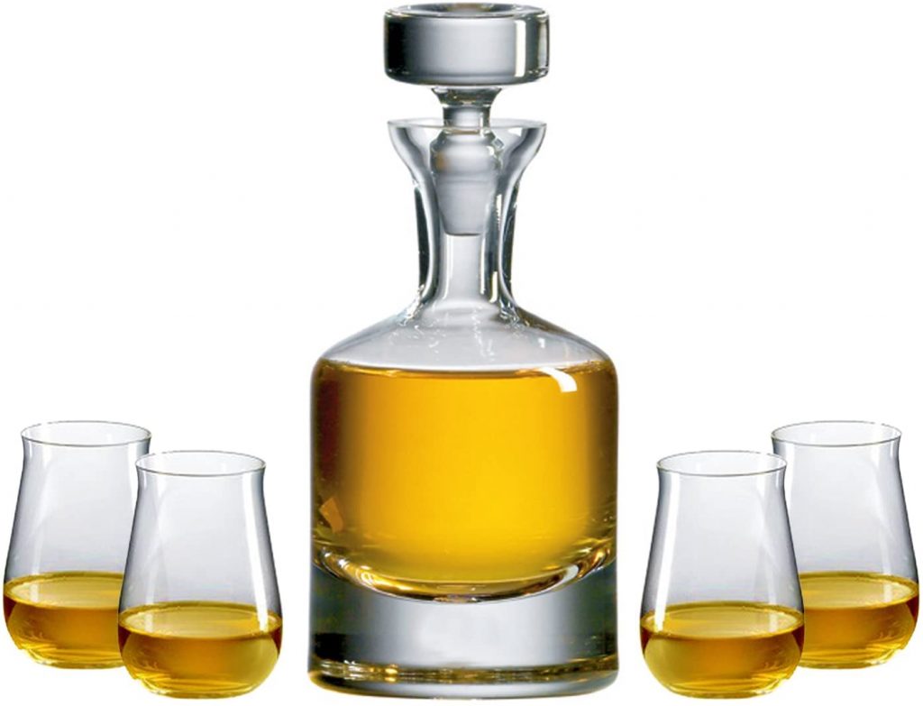 Personalised Buckingham Crystal Square Whisky Decanter