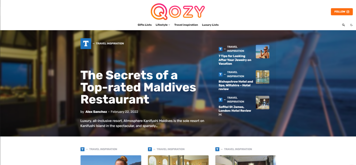 50 Best Luxury Blogs & Websites Qosy